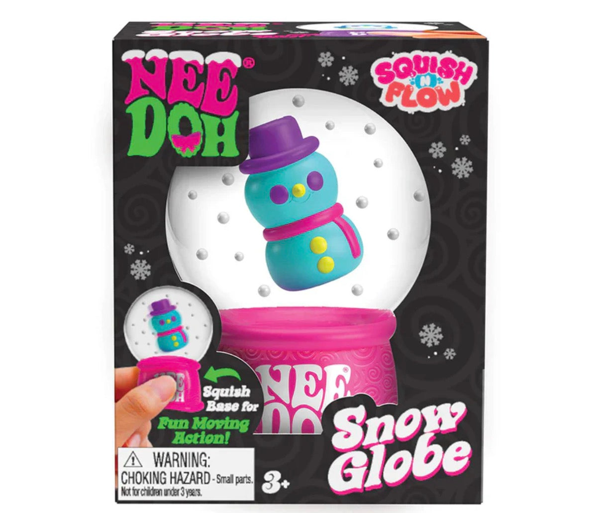 NeeDoh Christmas Snow Globe Fidget
