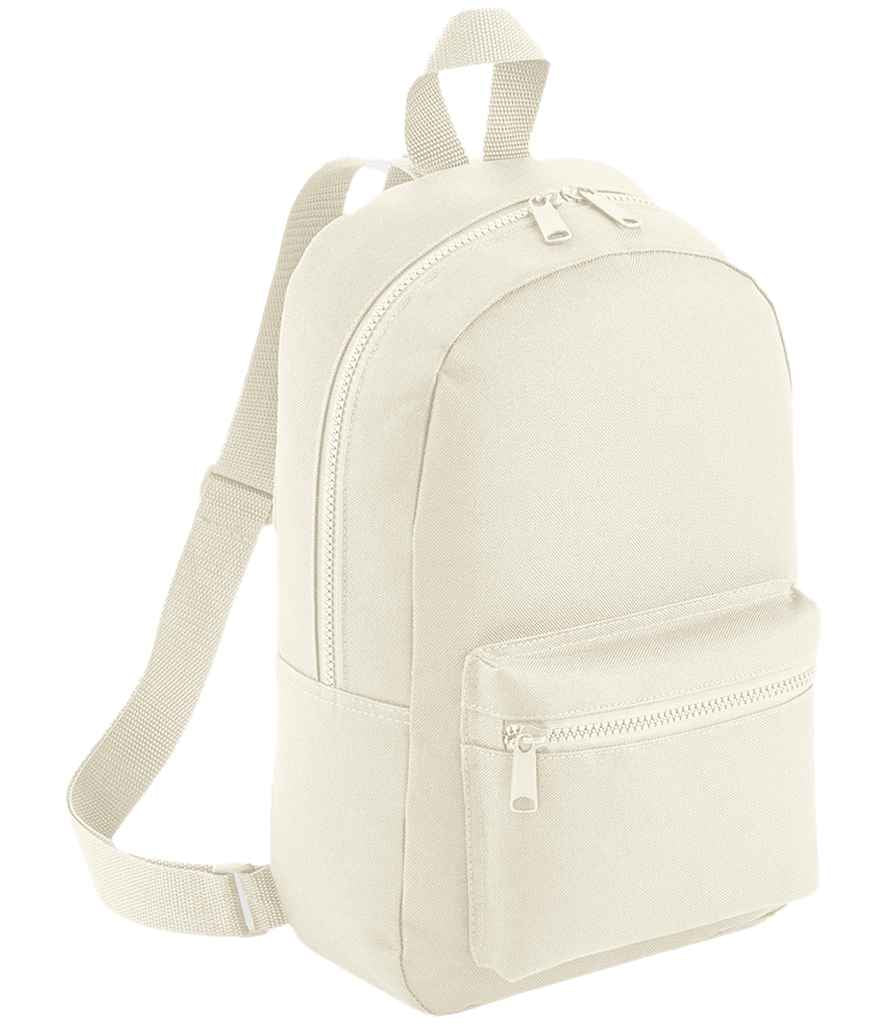 Children’s Embroidered Mini Essential Fashion Backpack – Durable, Stylish Kids Backpack by BagBase