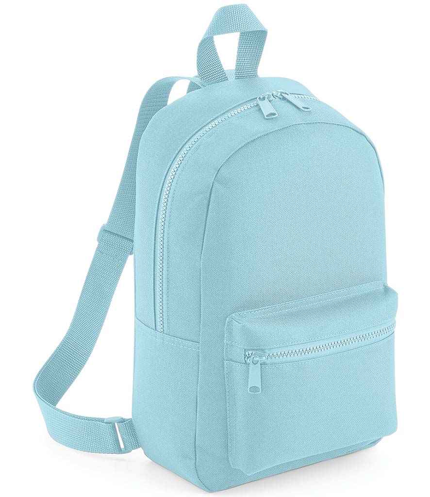 Children’s Embroidered Mini Essential Fashion Backpack – Durable, Stylish Kids Backpack by BagBase