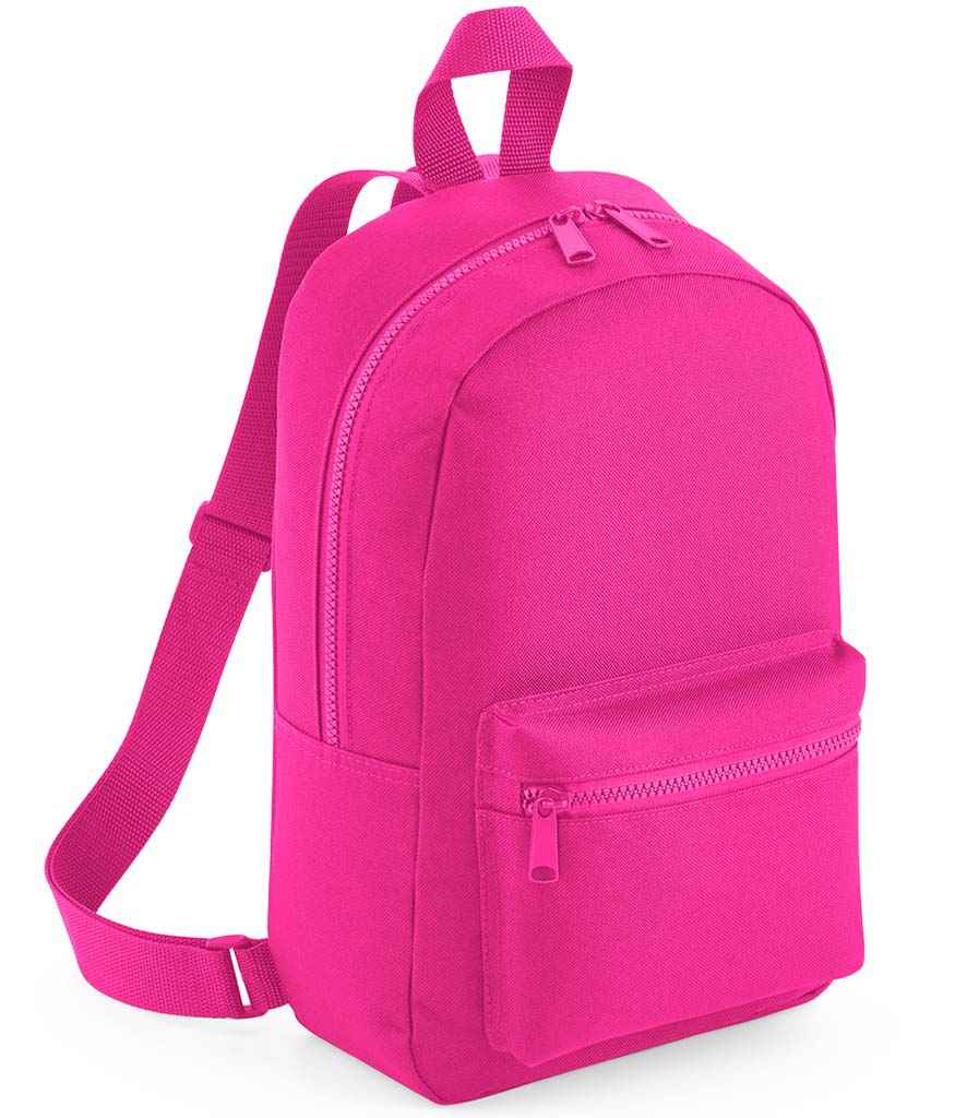 Children’s Embroidered Mini Essential Fashion Backpack – Durable, Stylish Kids Backpack by BagBase