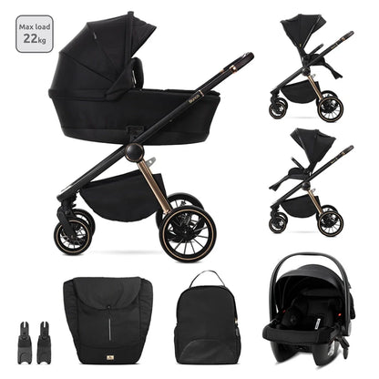 Lorelli Bianca 3in1 Travel System – Black