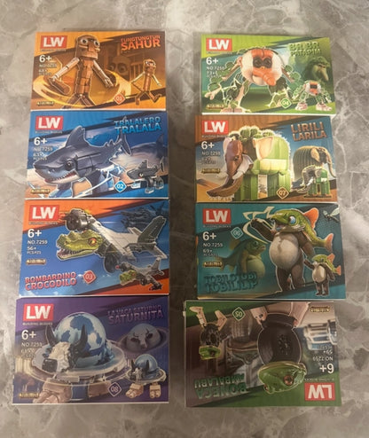 Brainrot blocks x 8 sets included