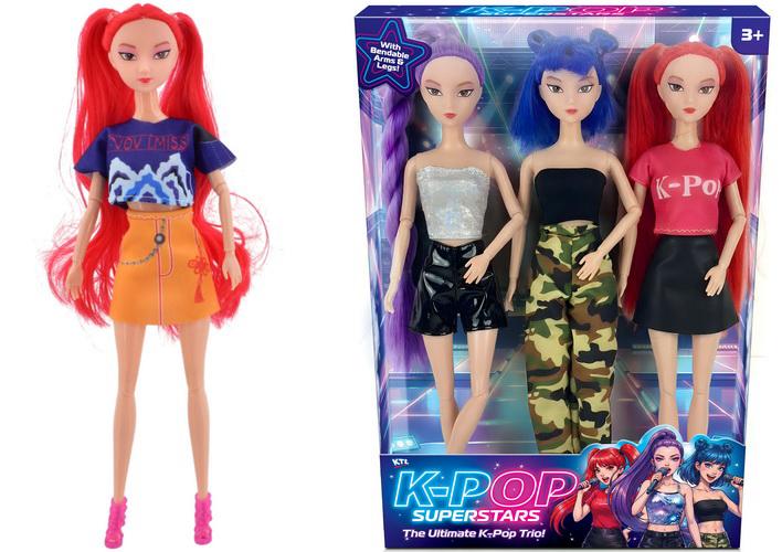 11.5" K-Pop Superstars Doll In Wbx - 3 Pack