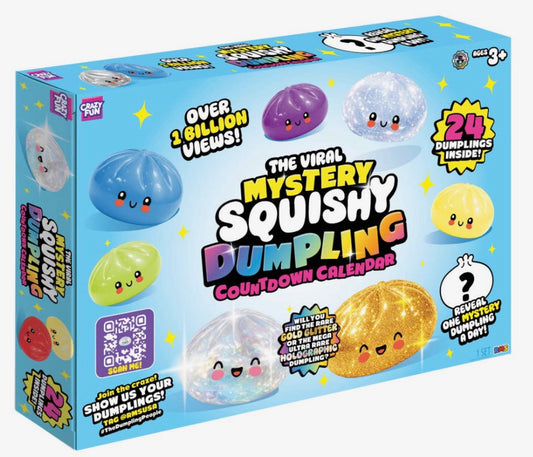PRE ORDER - Offical RMS Crazy Fun Dumpling Advent Squishy Calendar 2026 - Delivery September