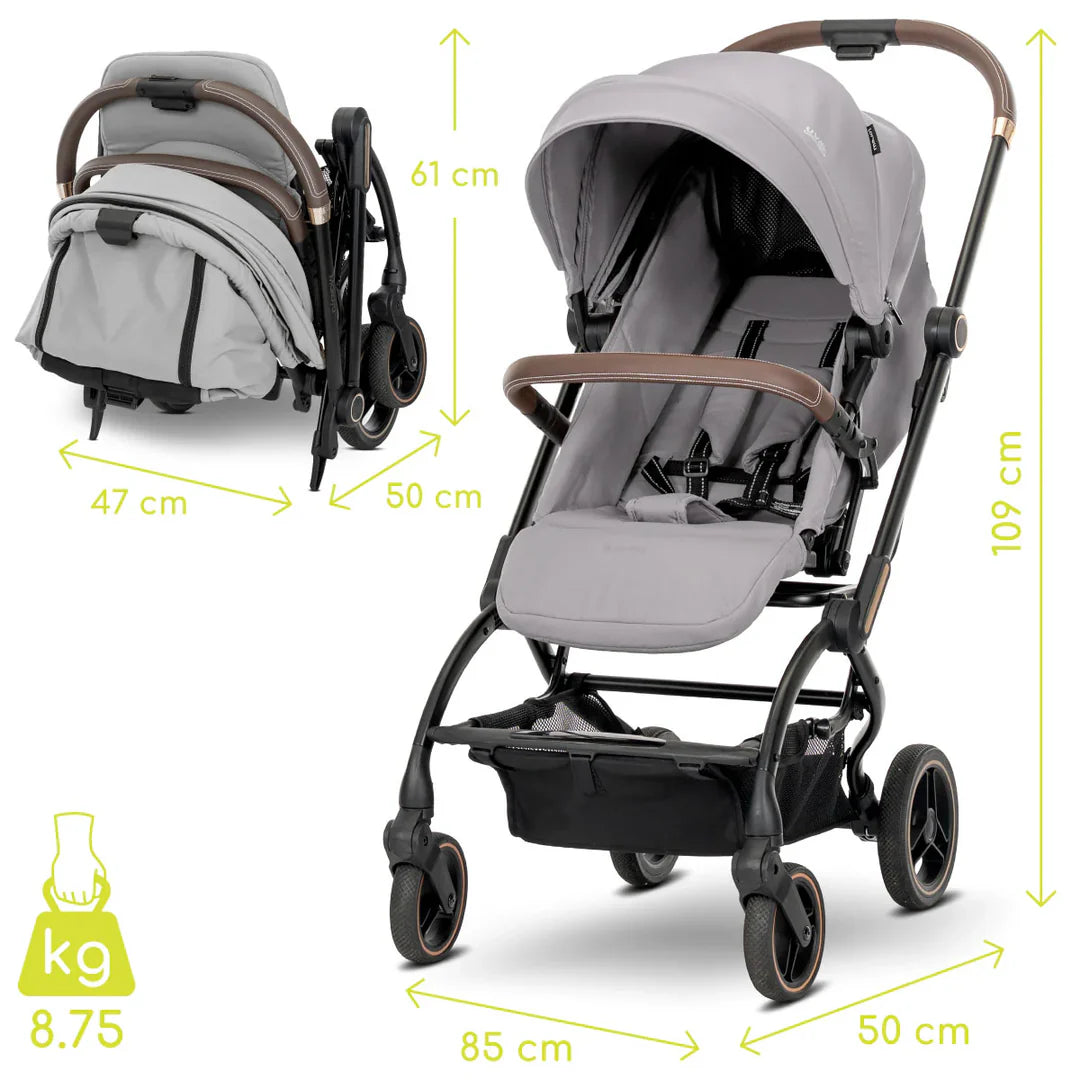 Lorelli Makaya 360 Rotation Stroller – Grey