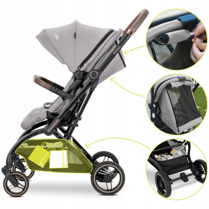 Lorelli Makaya 360 Rotation Stroller – Grey