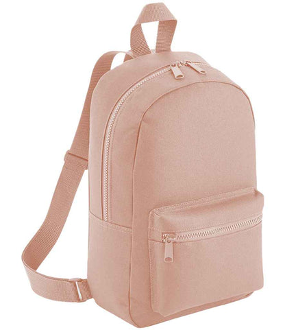 Children’s Embroidered Mini Essential Fashion Backpack – Durable, Stylish Kids Backpack by BagBase